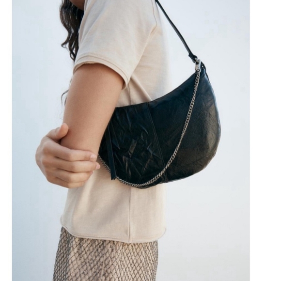 NWT ZARA Rocker shoulder bag - Picture 2 of 5